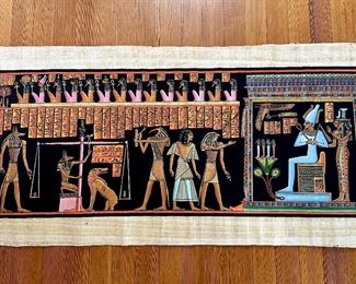 Hand Painted Egyptian Papyrus