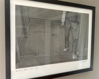 "Between Floors," Nelson, NYC, Signed Sandy Smith Garces