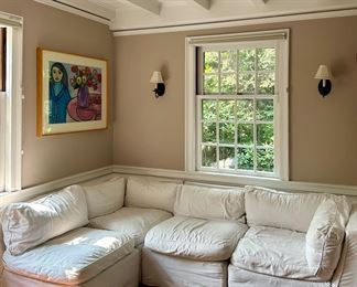 Slipcovered Sectional Sofa