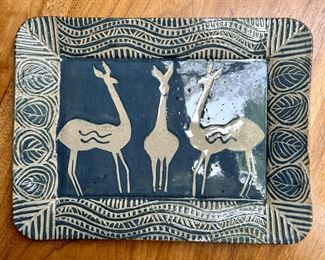 Art Pottery Serving Platter