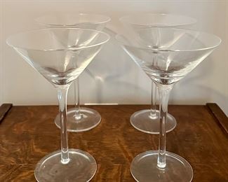 (4) Martini Glasses