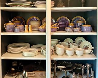 Assorted China, Sterling Silver & Glassware