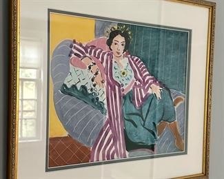 Framed Print of Lady in Robe