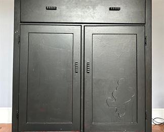 Vintage Small Painted Armoire