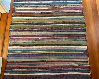 Multicolored Woven Rug - approx. 4' x 6'