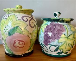 Damariscotta Pottery (Maine) Canisters