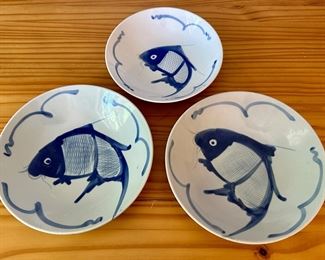 (3) Fish Bowls