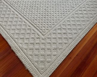 Bound Area Rug (tan) - approx. 8' x 10'5"