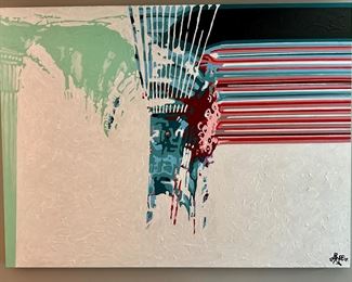 Oil on Canvas, Signed Rinze Van Brug