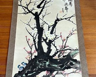 Chinese Watercolor "Cherry Blossom"