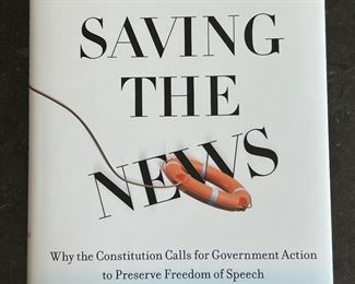 Autographed Saving the News Book