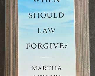 Autographed When Should Law Forgive? Book