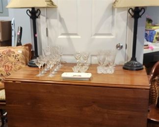 Handmade drop leaf dining table