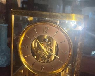 Jaeger Lecoultre Atmos Clock Brass Swiss Made $450