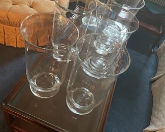 Take BIDS On Coffee Table,              Candle globes $15ea