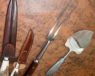 Some gorgeous knives and dinner ware