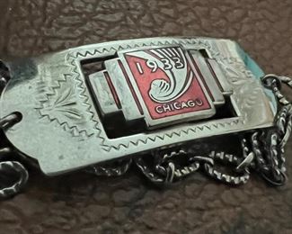 1933 (World's Fair?) Chicago bracelet 