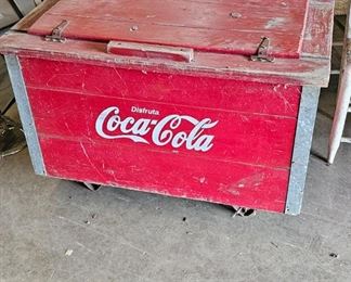 ROLLING COCA COLA COOLER
