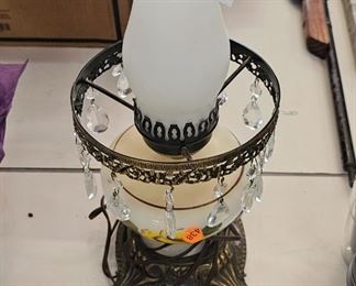 VINTAGE LAMP WITH PRISMS