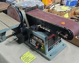 BELT DISC SANDER / WORKS / NEW BELT