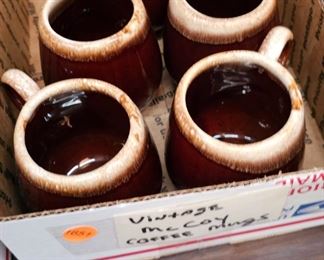 VINTAGE MCCOY COFFEE MUGS