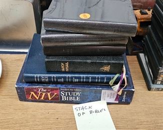 LOT OF BIBLES
