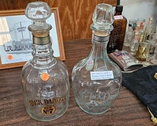 JACK DANIEL'S GLASS BOTTLES