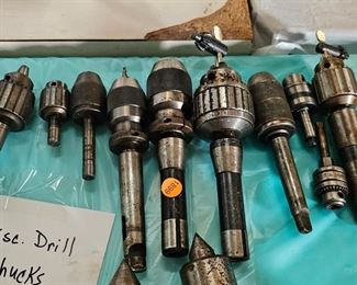 LOT OF DRILL CHUCKS