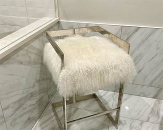 Neiman Marcus Chrome Chair