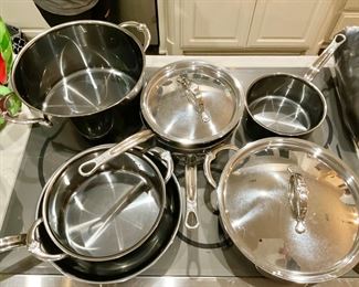 Hestan Induction Pans - Set of 7