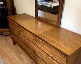 1960's MCM 9-drawer dresser