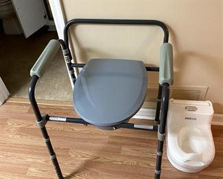 Like new bedside commode (and child's potty chair)