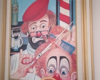 Red Skelton signed litho with certificate