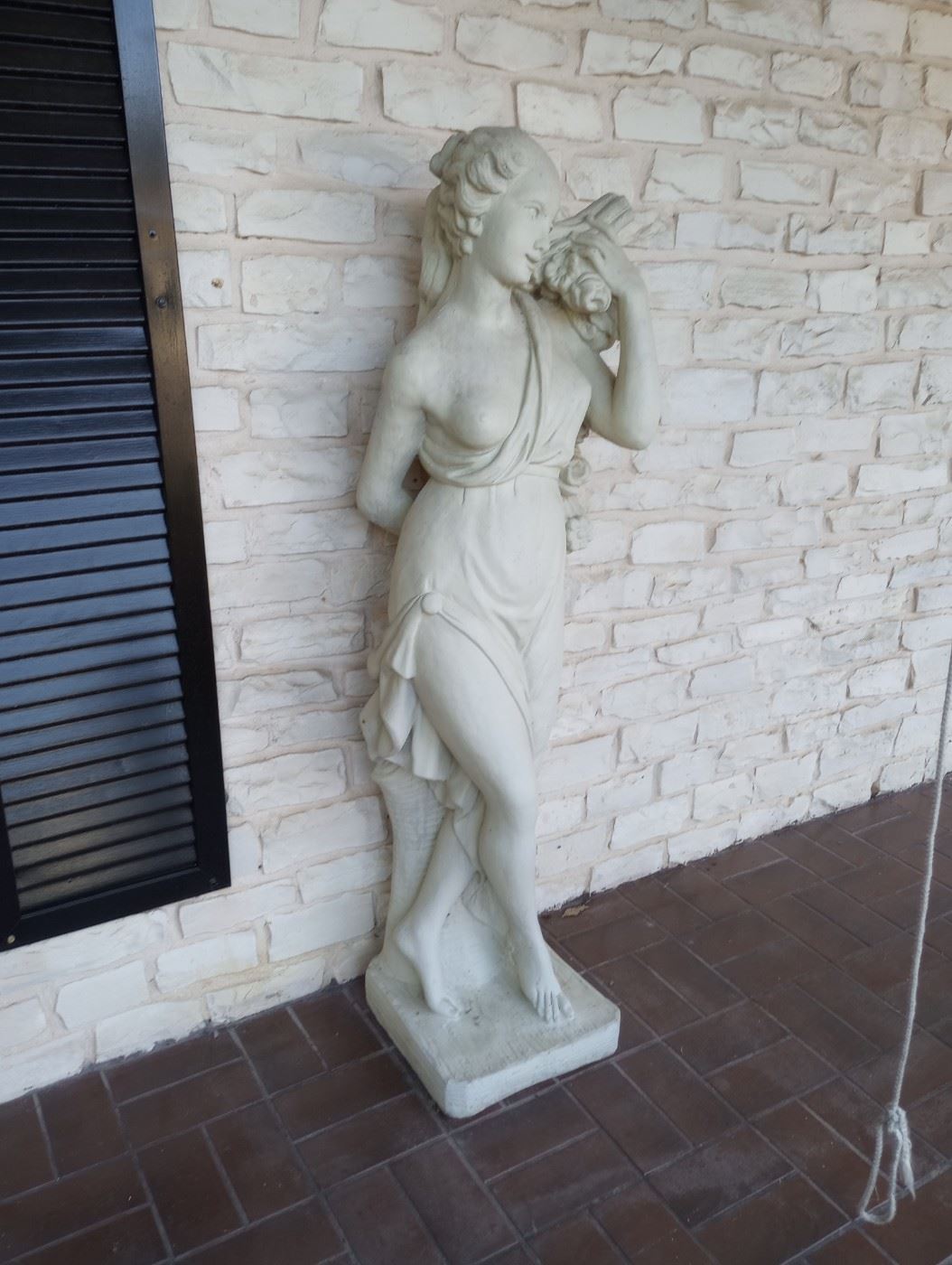 5 ft cement garden statue