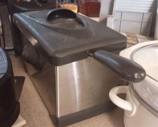 Chef style basket fryer