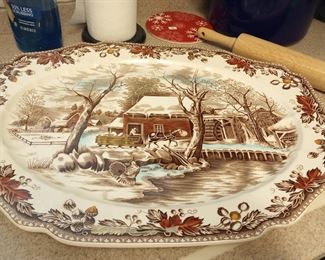 Johnson Brothers turkey platter