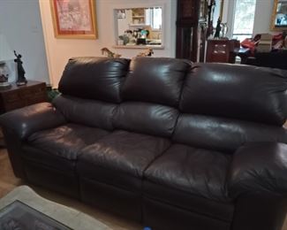 Leather sofa