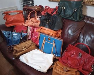 Designer handbags Dooney & Bourke, Brahmin, Michael kors,