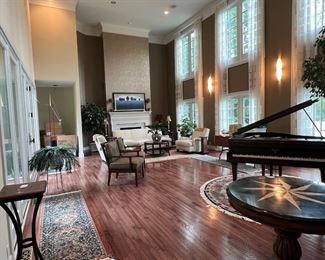 LIVING ROOM...WHITE FURNITURE AND PIANO ARE NOT FOR SALE