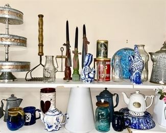 A large collection of antique & vintage kitchen collectibles (SOME SOLD)