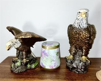 Two eagles, candle (sold)