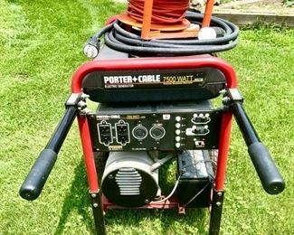 Porter Cable 7500 watt generator 
