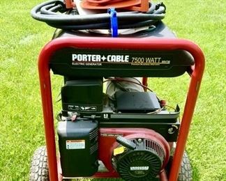 Porter Cable 7500 watt generator (3rd view)