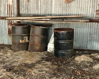 Burn Barrels, assorted outdoor