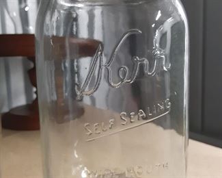 Vintage Kerr, self sealing, wide-mouth