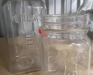 Vintage Atlas mason jars by Anchor Hocking 