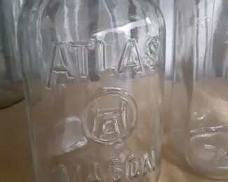 Vintage Atlas mason jar, by Anchor Hocking (logo in circle)