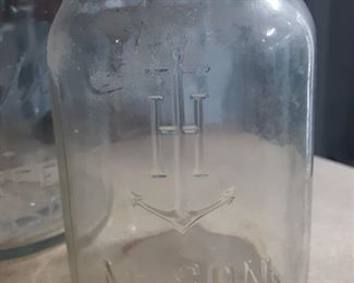 Vintage Anchor Hocking Mason SQUARE jar