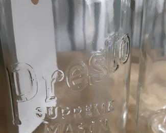Vintage Presto Supreme Mason jar