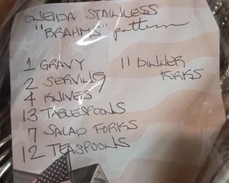 "Brahms" pattern by Oneida stainless 